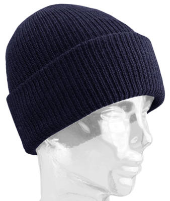 Wigwam F4707-586-OS Classic Ribbed Worsted Wool Watch Cap, Navy, One Size