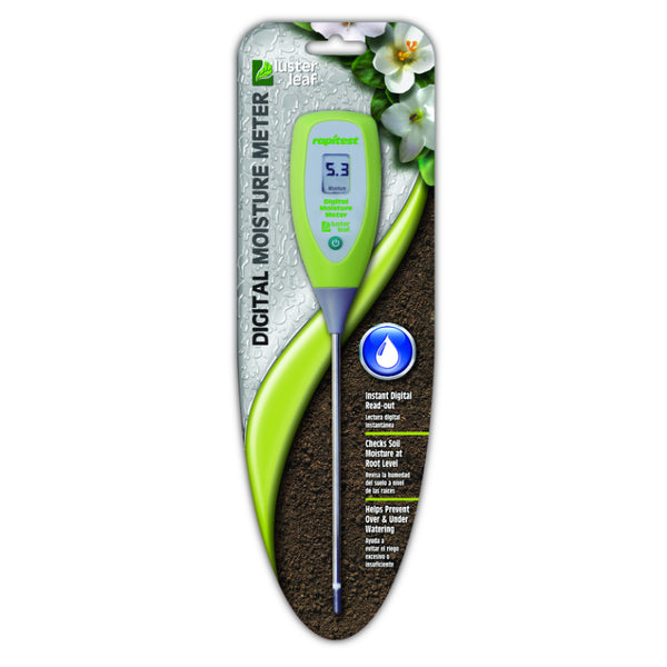 Luster Leaf 1825 Digital Moisture Meter, Black/Green