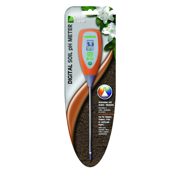 Luster Leaf® 1845 Digital Soil pH Meter with Batteries, 13"