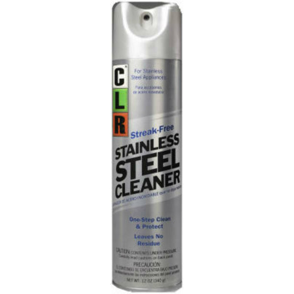 CLR® CSS-12 Streak Free Stainless Steel Cleaner Aerosol, Easy-To-Use, 12 Oz