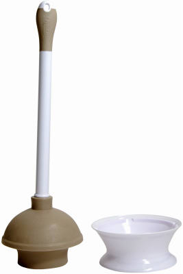 Quickie® 360MB Plunger & Caddy with Microban® Protection