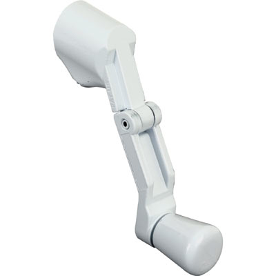 Slide-Co 173544 Universal Casement Folding Crank Handle, White