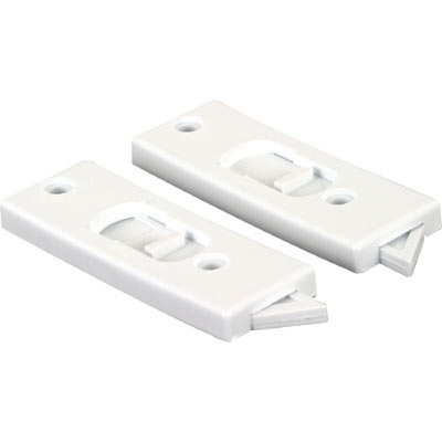 Slide-Co 172413 Sliding Loaded Sliding Window Tilt Latch, 2-5/16", White, Pair