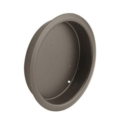 Slide-Co 164450 Steel Round Closet Door Mortise Pull, 2-1/8", Bronze, 2-Pack