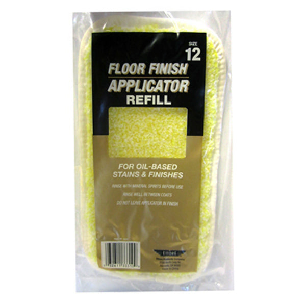Ettore® 33312 Oil-Based Microfiber Floor Finish Applicator Refill, 12"