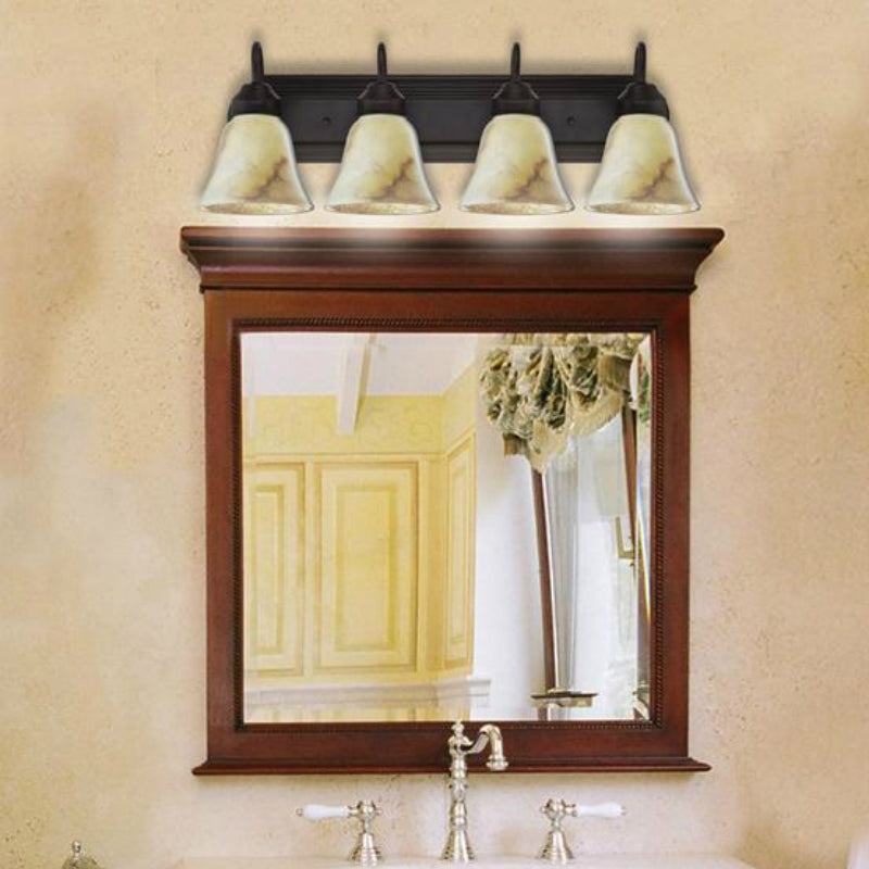 Westinghouse 81422 Brown Marbleized Glass Bell Shade, 2-1/4"