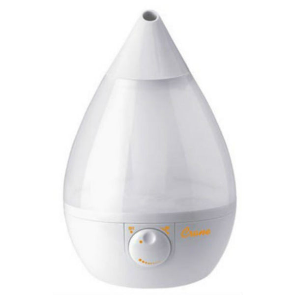 Crane EE-5301W Drop-Shape Ultrasonic Cool Mist Humidifier, White