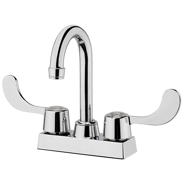 Homewerks® 3310-140-CH-BC-Z Two Blade Handle Bar Faucet, Chrome, 1.8 GPM
