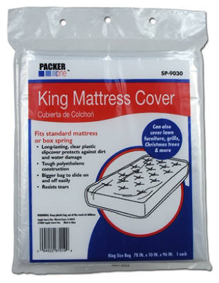 Packer One™ SP-9030 King Pillow Top Mattress Cover, 76" x 10" x 90"