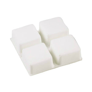 Shepherd Hardware 9560 Square Self Adhesive Vinyl Bumpers, 1/2", White, 9-Pack