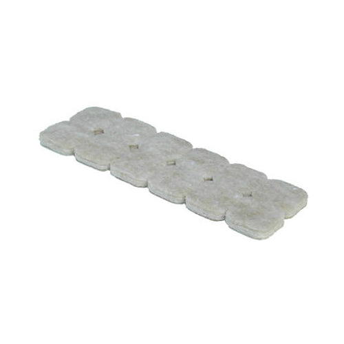 Shepherd Hardware 9815 Square Self Adhesive Felt Pad, 1", Beige, 16-Pack