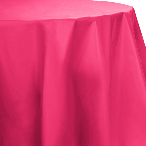 Creative Converting™ 703277 Octy-Round Plastic Table Cover, Hot Magenta, 82"