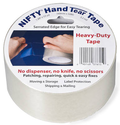 Nifty Hand Tear Tape 1.88" x 55 YD