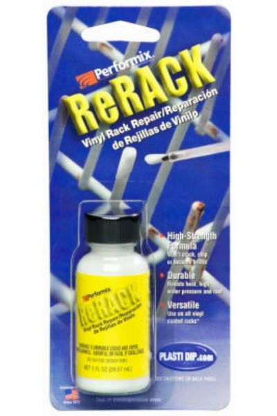 Performix® 630076 Re-Rack Vinyl Dishwasher Rack Repair Coating, White, 1 Oz