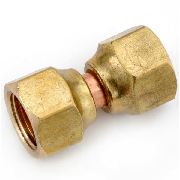 Anderson Metals 754070-06 Lead Free Swivel Nut, Brass, 3/8" Flare
