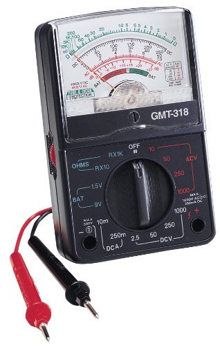 Gardner Bender GMT-318 Professional Quality Analog Multimeter, 14 Range