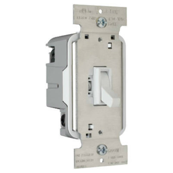 Pass & Seymour T603WV TradeMaster Toggle Dimmer, 600W, White