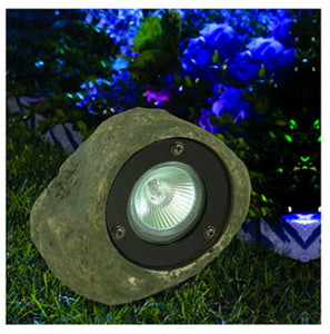 Moonrays® 95828 Low Voltage Rock Spotlight Path Light, Stone Color, 20-Watt