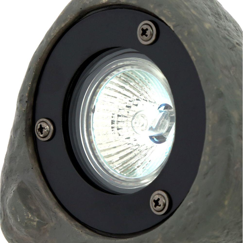 Moonrays® 95828 Low Voltage Rock Spotlight Path Light, Stone Color, 20-Watt