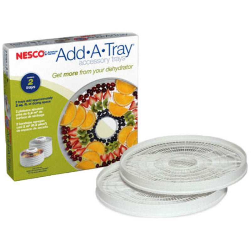 Nesco® WT-2SG Dehydrator Add-A-Tray Accessory Tray, 2-Pack
