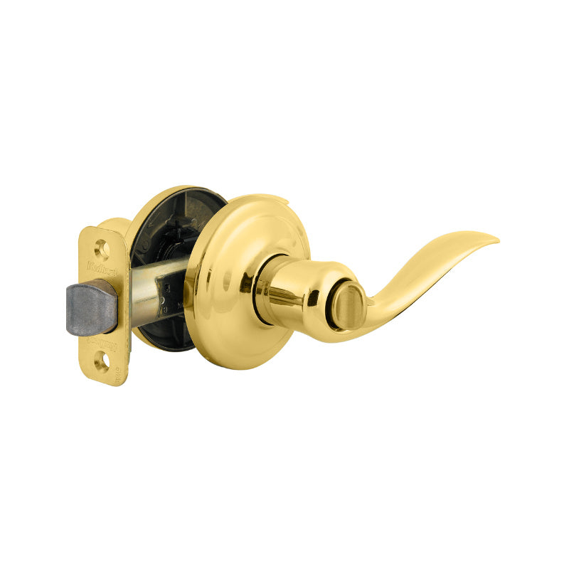 Kwikset® 730TNL-3-CP Signature Tustin Universal Privacy Lever, Polished Brass