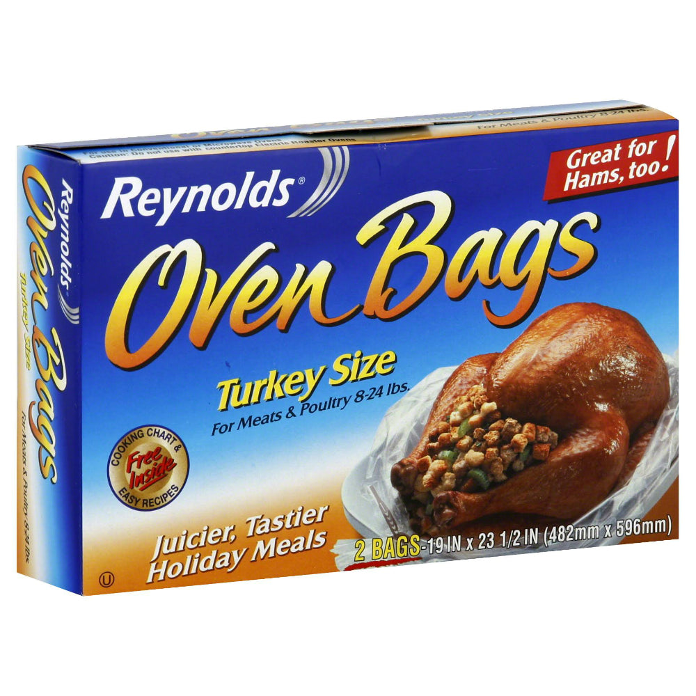 Reynolds Kitchens Turkey Oven Bags, 19 x 23.5 inches, 2 Count
