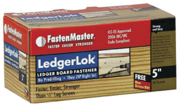 FastenMaster® FMLL005-50 LedgerLok® Board Fastener, 5"