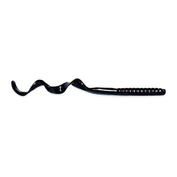 Culprit C720-10 Original Plastic Worms, Black, 7.5", 18-Count