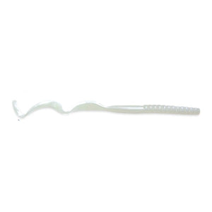 Culprit C720-42 Original Plastic Worm, Pearl White, 7.5", 18-Count