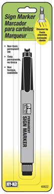 Hy-Ko 40622 Permanent Sign Marker, Black