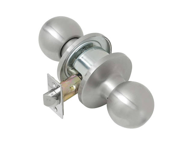 Tell CL100051 Light Commercial Tubular Door Passage Knob, St Steel, Grade 2