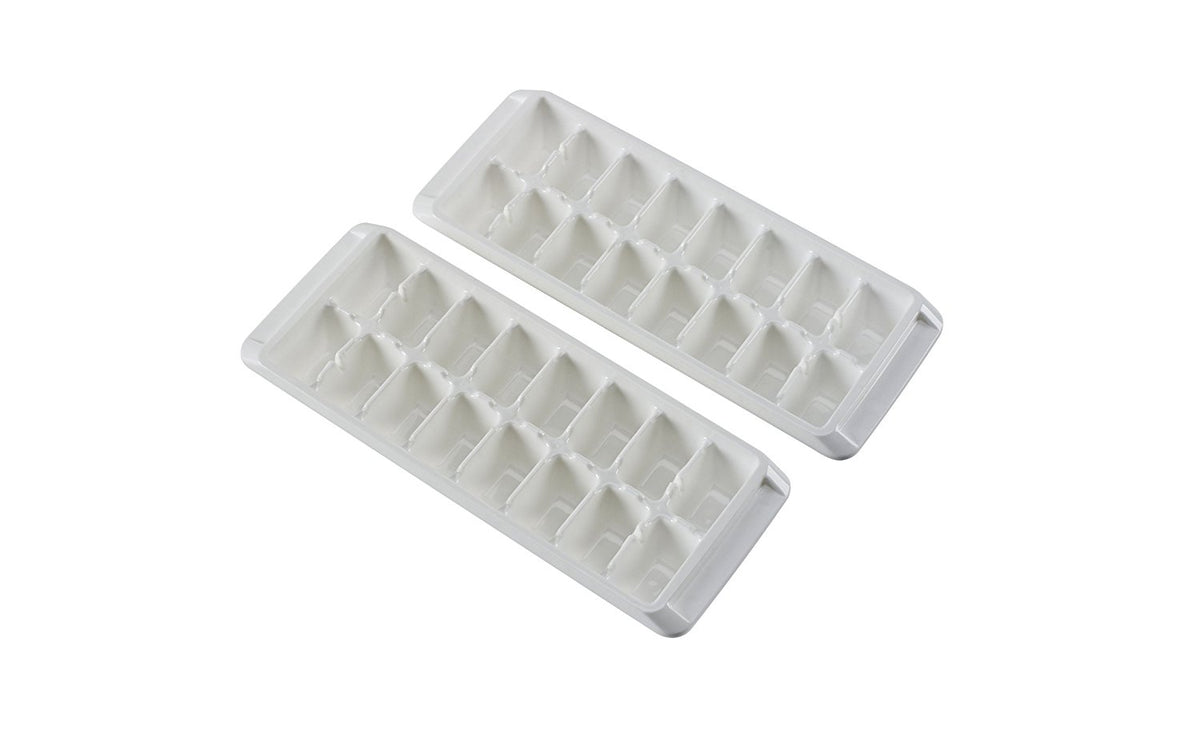 Good Cook 16681 Heavy Duty Plastic Ice Cube Tray, 2-Count