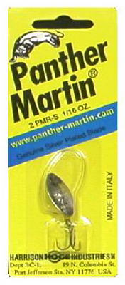 Panther Martin 2-PMR-S Spinner Lure Yellow with Red Dots, 1/16 Oz
