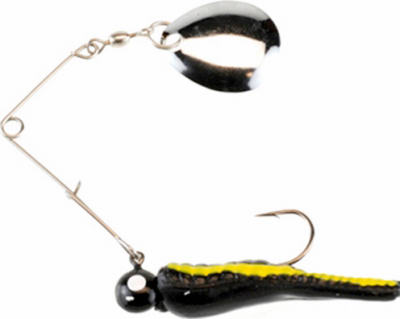 Berkley® Johnson Beetle Spin, 1/4 Oz, Black with Yellow Stripe