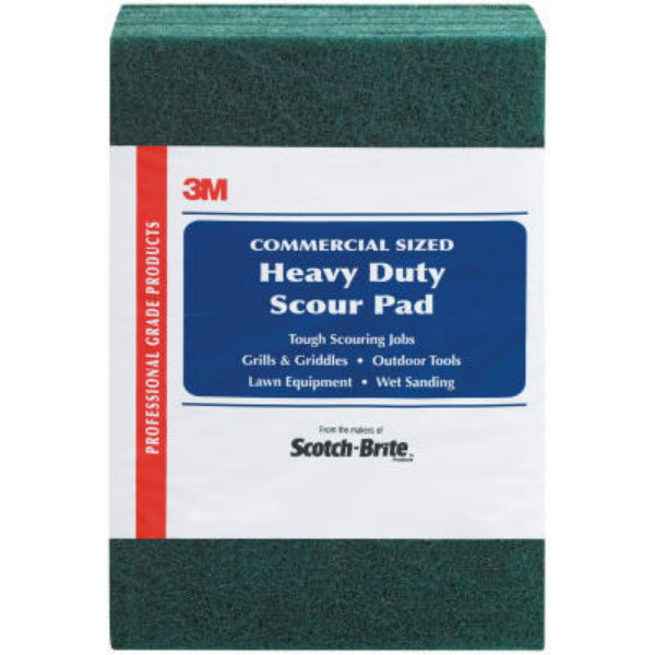 Scotch-Brite 220-8-CC Heavy-Duty Large Scour Pad, 6" x 9", 8-Pack