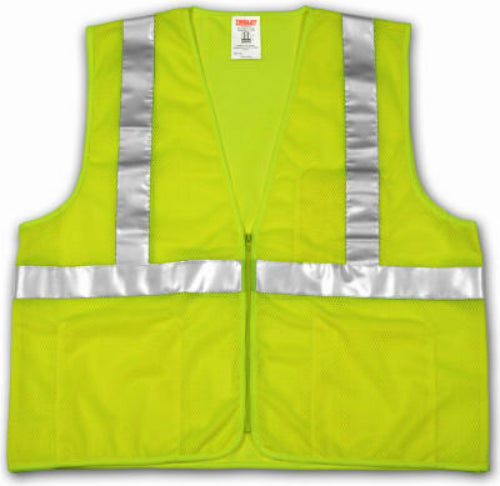 Tingley V70632-S-M Job Sight™ Hi-Vis Safety Vest, Small/Medium, Yellow & Green