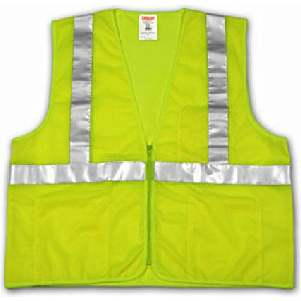 Tingley V70632-4X-5X Job Sight™ Hi-Vis Safety Vest, 4XL/5XL, Yellow & Green