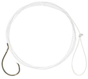Matzuo® Fluorocarbon Circle Hook Snell, 18", Black Chrome, 6 Pack