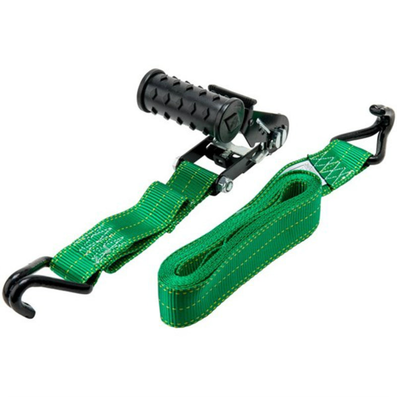 Keeper® 05545 Industrial Ratchet Tie-Down with Double J-Hooks, 1.5" x 12'