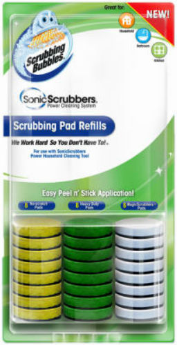 SonicScrubbers® HARF Scrubbing Bubbles™ Scrubbing Pad Refill, 24-Pack