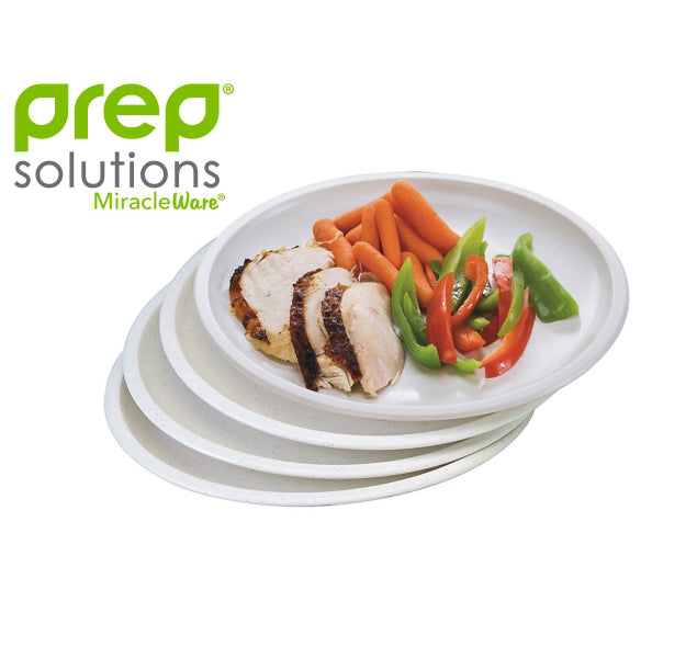 Prep® Solutions GMMC-50 MiracleWare® Microwave Plates, 9.75", 4-Piece