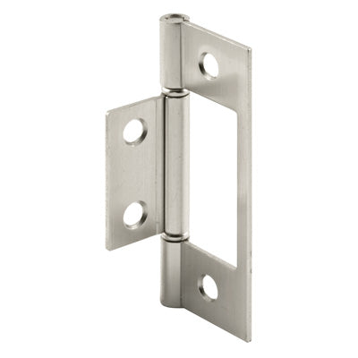 Slide-Co 164240 Bi-Fold Door Hinge, Satin Nickel, 2-Pack