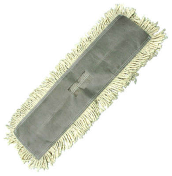 Abco DM-41124 Tie-Less Style Loop-End Dust Mop, Natural, 5" x 24"