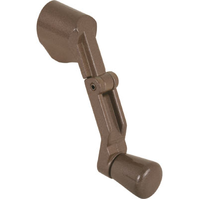 Slide-Co 173542 Universal Casement Folding Crank Handle, Bronze