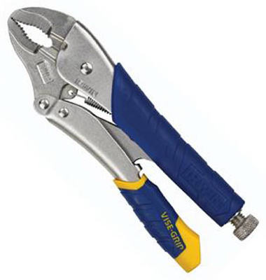 Irwin 5T Vise-Grip Fast Release Curved Jaw Locking Plier with Wire Cutter, 10"