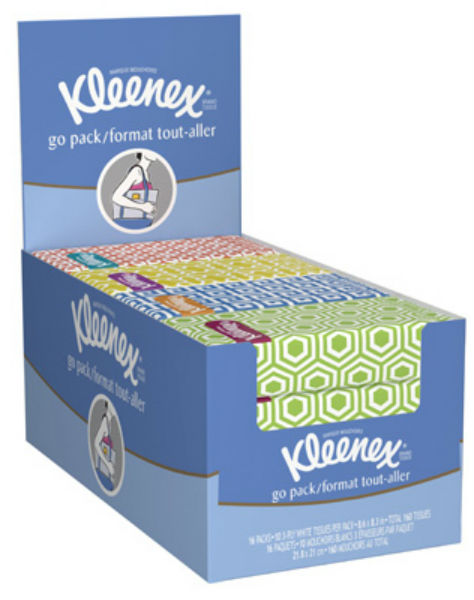 Kleenex® 11975 White Facial Tissue, 10-Sheets