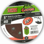 Gator 4347 Hook & Loop Sanding Disc, 8 Hole, 5"