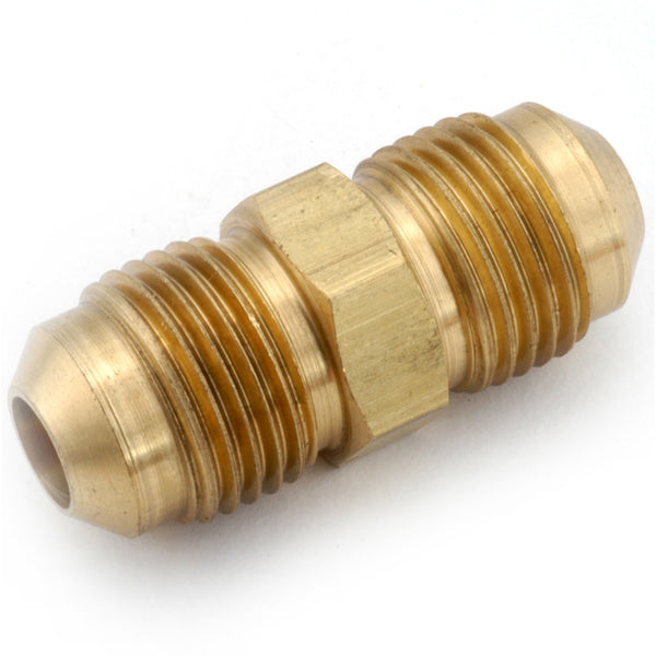 Anderson Metals 754042-04 Lead Free Flare Union, Brass, 1/4"