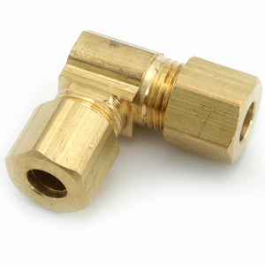 Anderson Metals 750065-05 Lead Free 90-Degree Union Elbow, Brass, 5/16" CMP