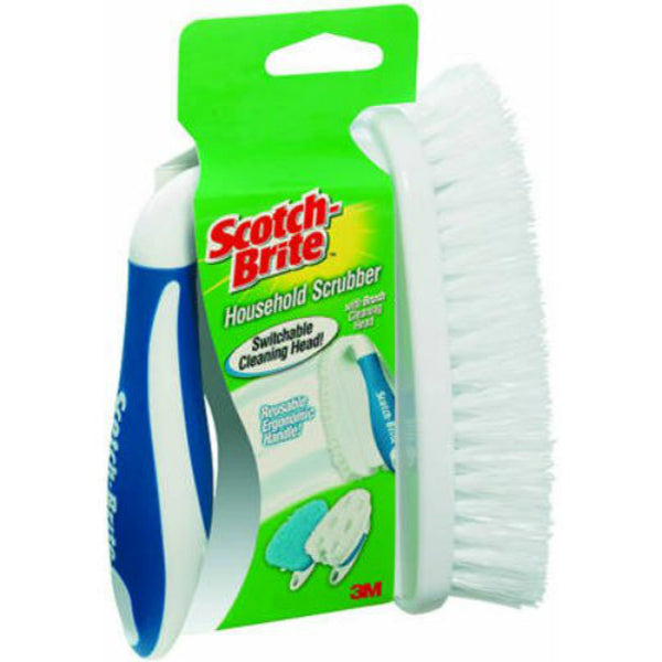 Scotch-Brite 554 Household Scrubber Brush, High Quality Bristle Trim